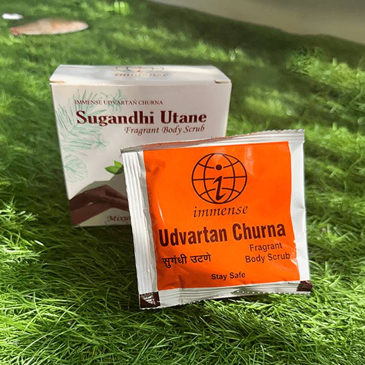 Immense Utane / Udvartan Churna Ubtan Body Scrub - 100 g