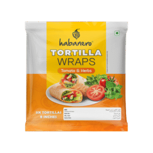 Habanero Tomato & Herbs Tortilla Wraps - 6 pieces