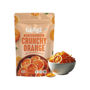 Grabz Sun Dried Orange Healthy Chips - 2 x 20 g