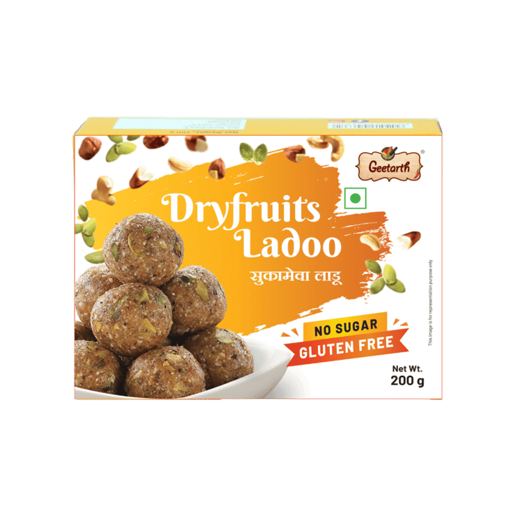 Gluten Free Dry Fruit Laddu by GEETARTH - 200 g