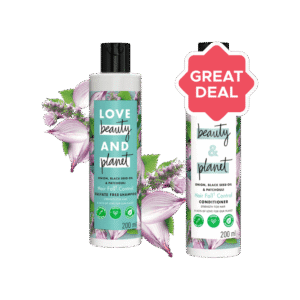 Love Beauty & Planet Hair Fall Control Onion Shampoo +  Hairfall Control Conditioner Combo - 200 ml + 200 ml