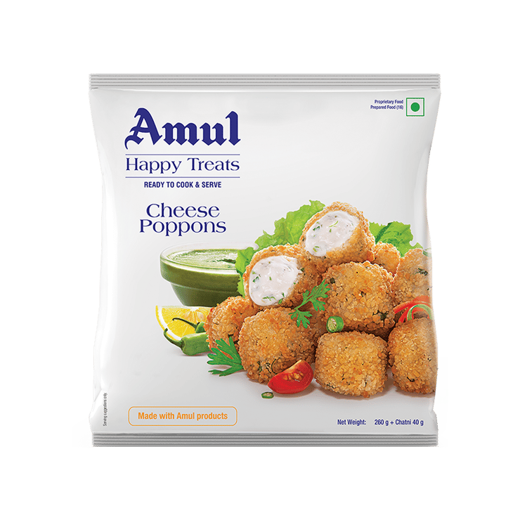 Amul Happy Treats Poppon Cheese Nuggets - 300 g