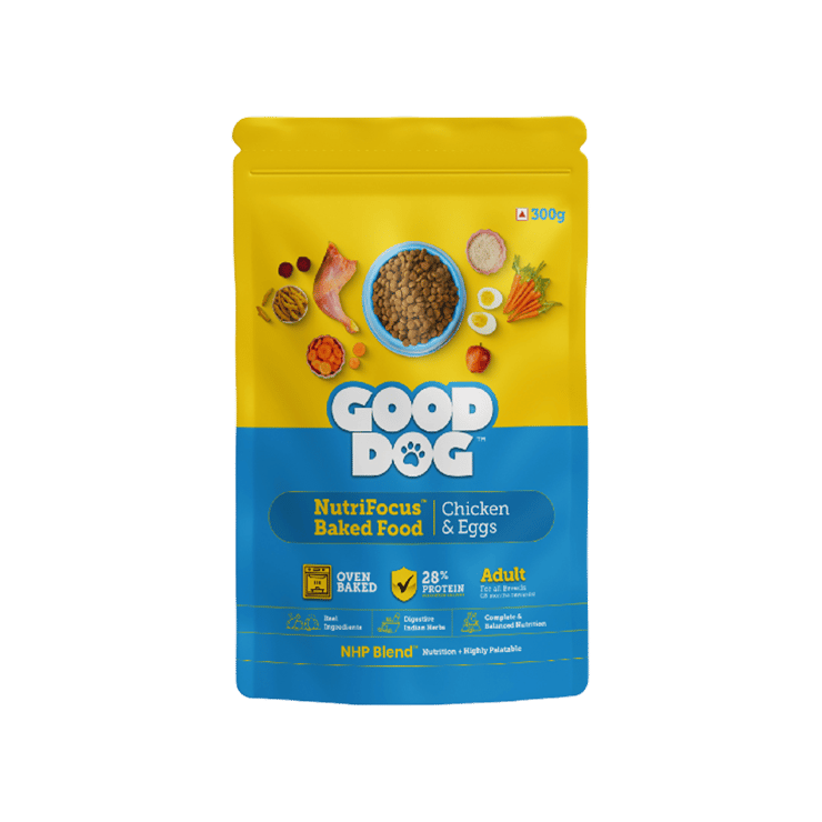 Good Dog Oven Baked Dog Dry Food for Adult - 300 g