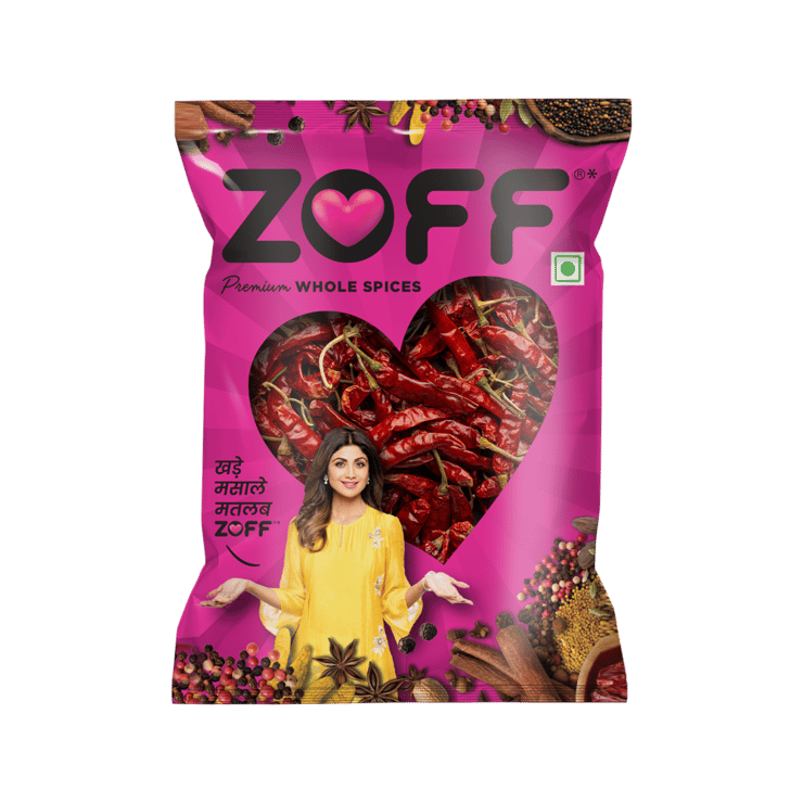 Zoff Dried Red Chilli Whole - 100 g