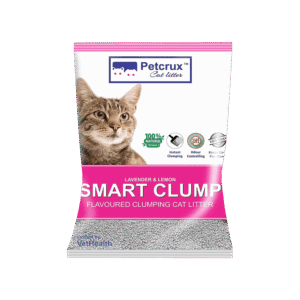 Petcrux Smart Clump Cat Litter (Lavender and Lemon) - 2 kg