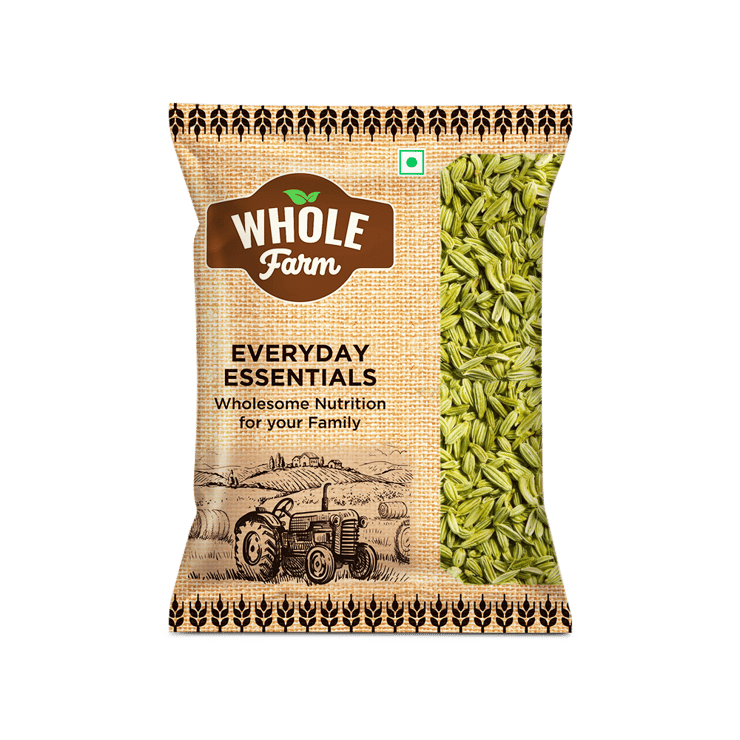 Whole Farm Premium Lucknow Saunf Seeds - 100 g