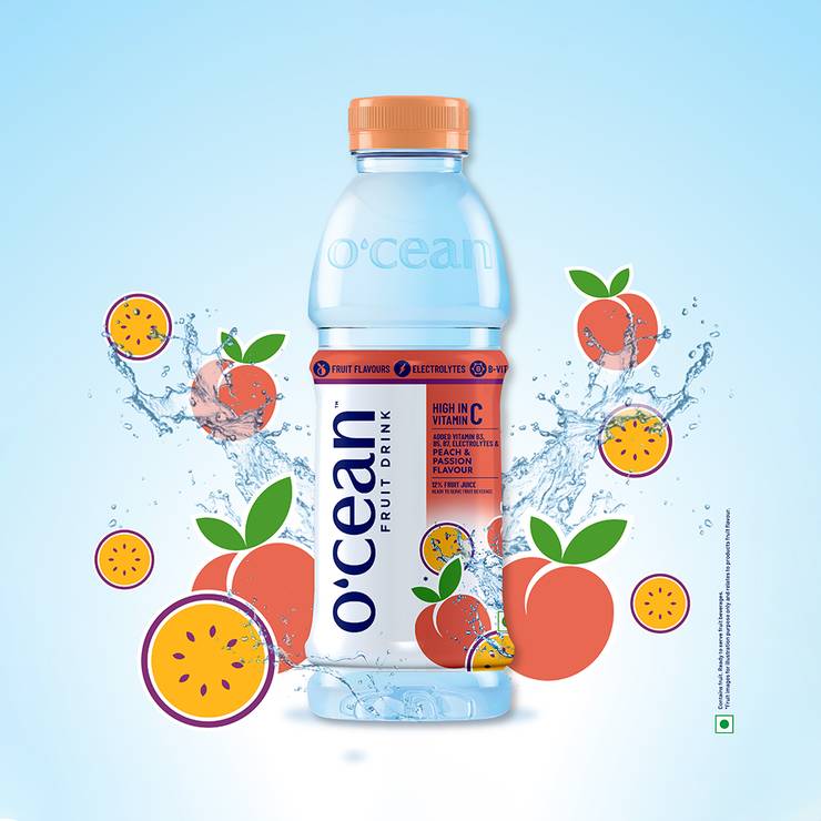 O'cean Peach & Passion Fruit Flavoured Water