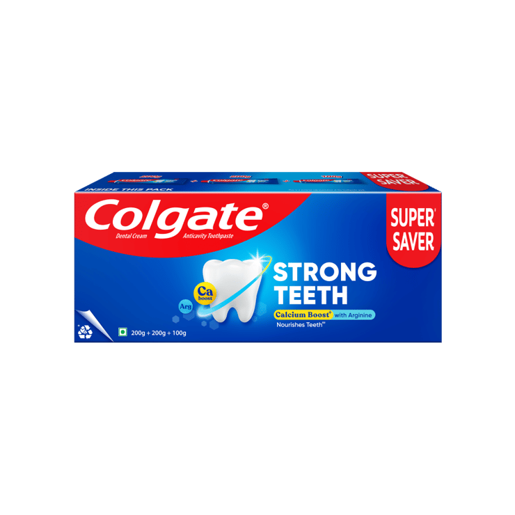 Colgate Strong Teeth Anticavity Toothpaste (500 g) - 2 x 250 g