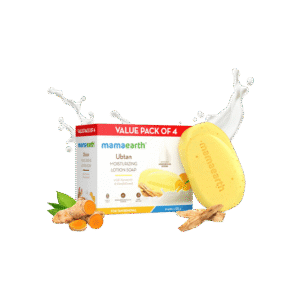 Mamaearth Ubtan Moisturizing Lotion Soap - 4 x 125 g