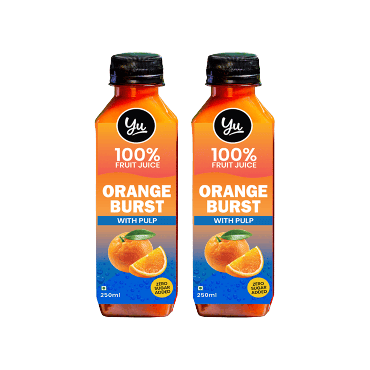 Yu 100% Orange Juice - Pack of 2