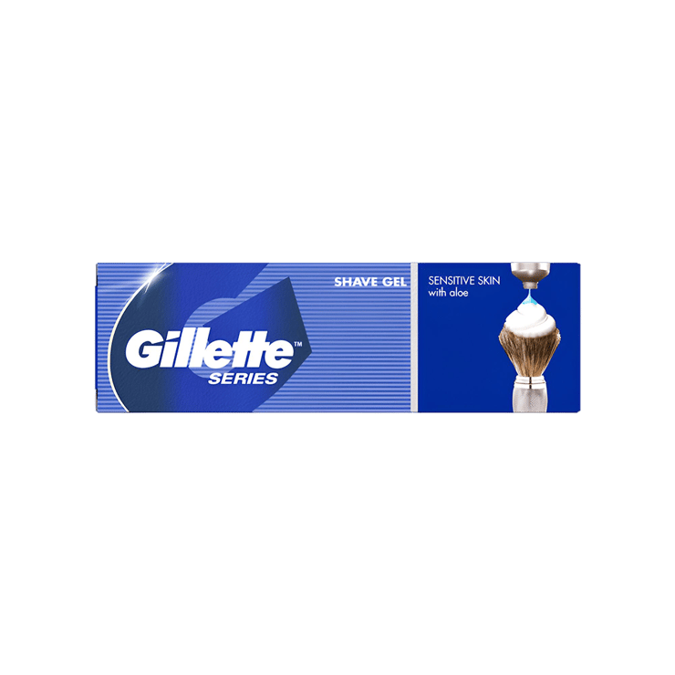 Gillette Sensitive Skin Shaving Gel with Aloe - 60 g