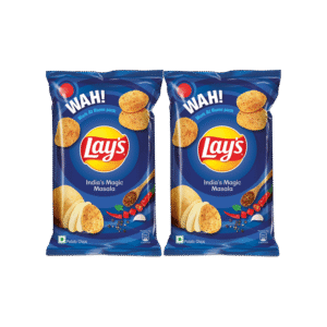 Lay's India's Magic Masala Potato Chips - Pack of 2 - 2 x 80 g
