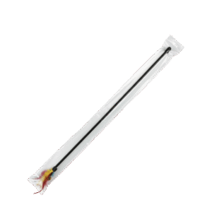 Super Pet Playing Rod Feather Cat Toy (Black) - 1 piece