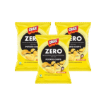 Crax Zero Classic Salted Potato Chips -No Palm Oil - Pack of 3 - 3 x 65 g
