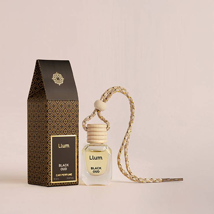 LLUM Hanging Car Freshener (Black Oud) - 10 ml