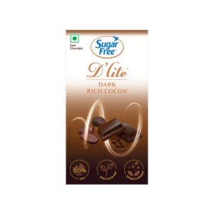 Sugar Free D'Lite Rich Cocoa Dark Chocolate Bar (Naturally Sweetened) - 40 g