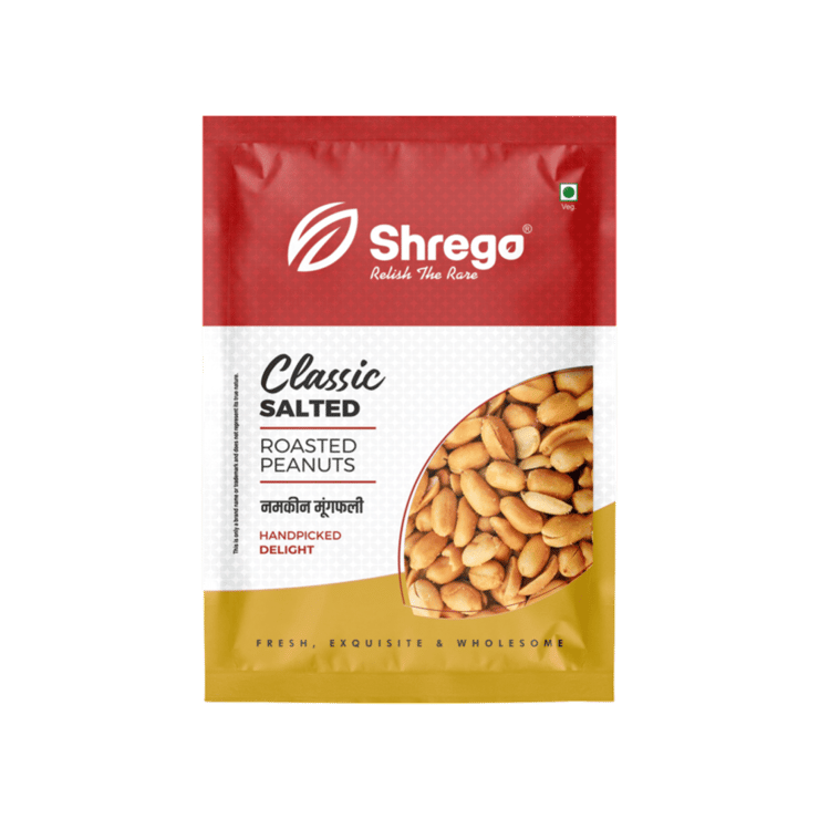Shrego Classic Salted Roasted Peanuts - 360 g