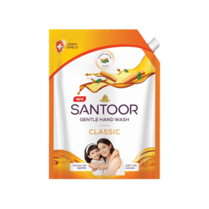 Santoor Classic Gentle Hand Wash with Sandalwood & Tulsi - 1.3 ltr