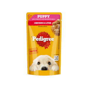 Pedigree Puppy Wet Food with Chicken Chunks in Gravy (130 g) - 130 g