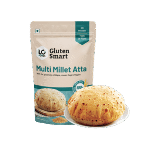 Lo! Foods Gluten Free Atta (Jowar, Ragi Flour and Millet) - 1 kg
