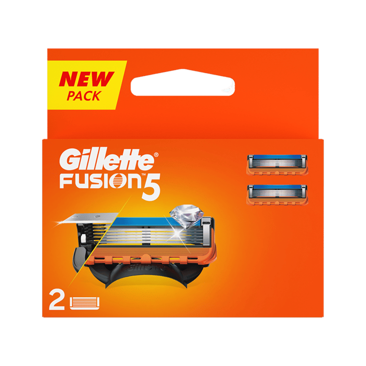 Gillette Fusion Manual Men's Razor Cartridge - 2 pieces