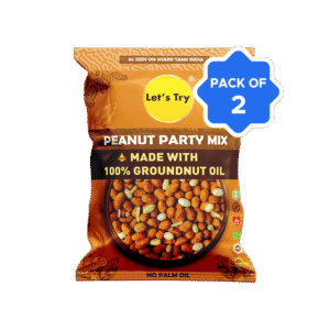 Let's Try Party Mix Peanuts - Pack of 2 - 2 x 180 g