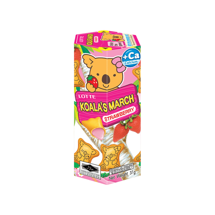 Lotte Koala March Strawberry Biscuit