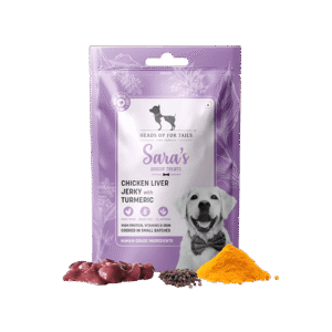 HUFT Sara's Chicken Liver Jerky Dog Treat with Turmeric - 70 g