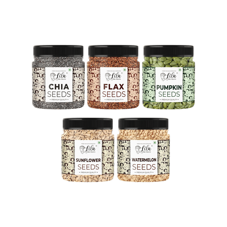 Lila Dry Fruits Seeds Mix - 5 x 100 g