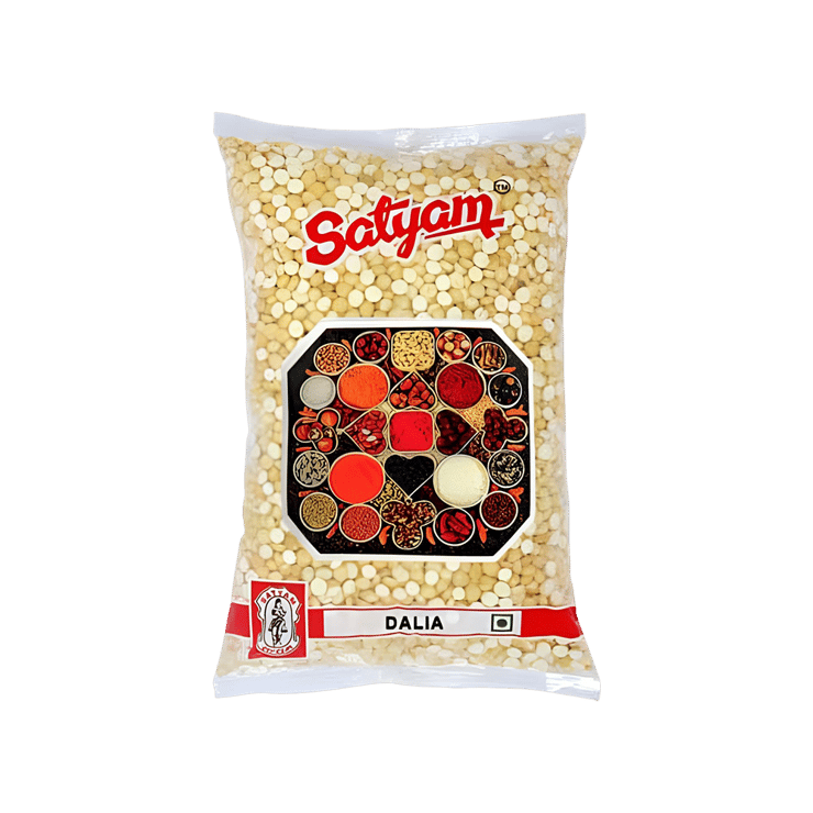 Satyam Roasted Chana Dal Daliya - 500 g