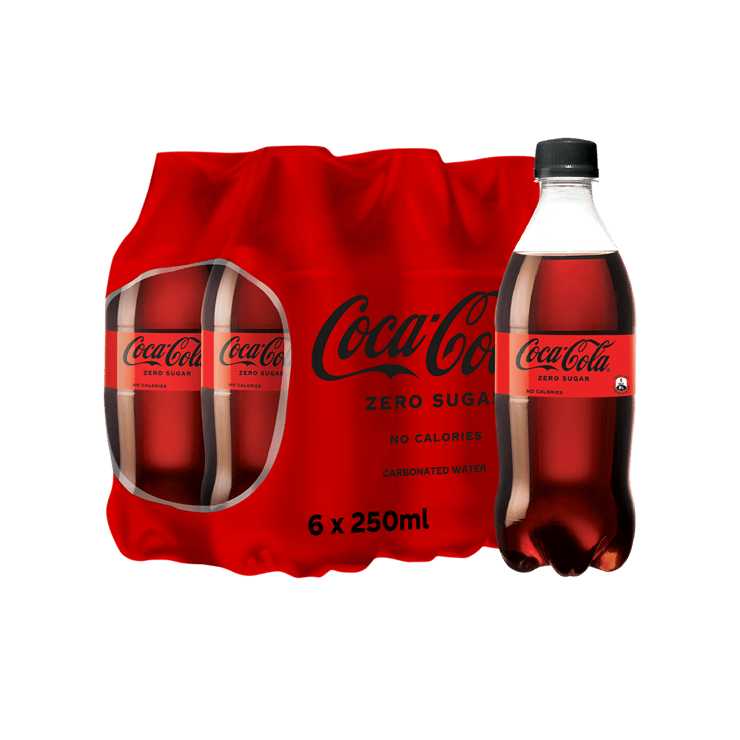 Coca-Cola No Sugar Soft Drink - Pack of 8