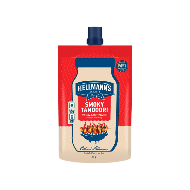 Hellmann's Smoky Tandoori Veg Mayonnaise - 85 g