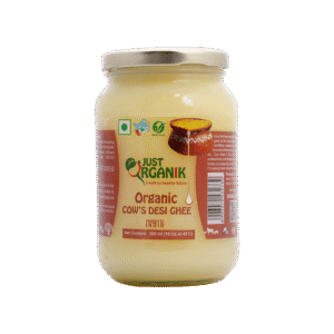 Just Organik Desi Organic Cow Ghee (Desi) - 500 ml