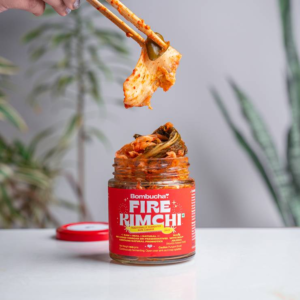 Bombucha Fire Kimchi Spicy Made with Bhut Jolokia - 150 g