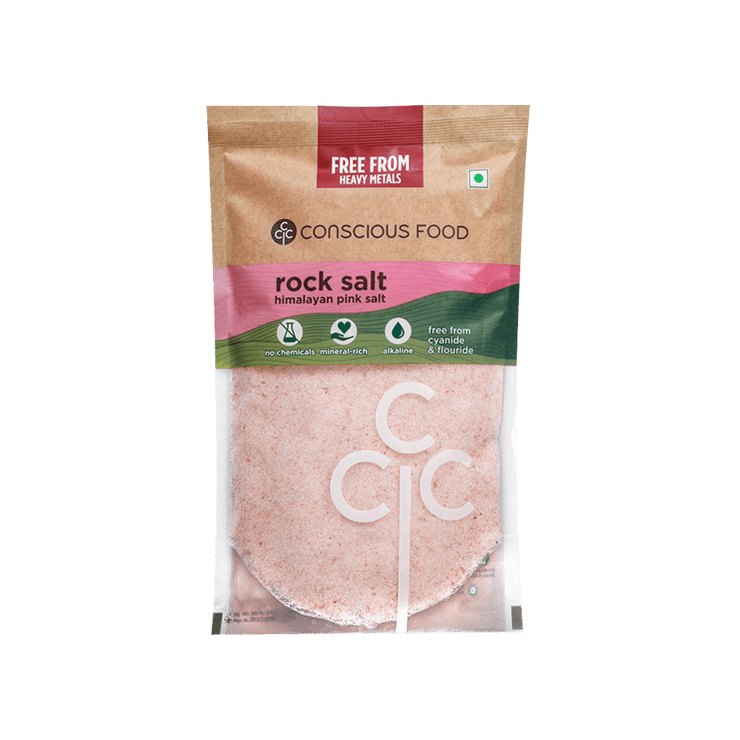 Conscious Food Himalayan Pink Salt / Sendha Namak - 500 g