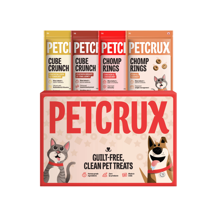Petcrux Chicken Cat Treat - 280 g (4 x 70 g)