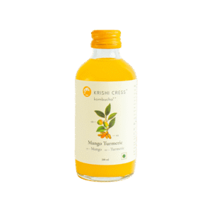 Krishi Cress Mango Turmeric Kombucha - 200 ml