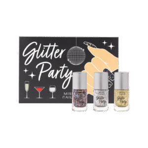 Miss Nails Glitter Party Nail Paint Kit - 1 pack (3 pieces)