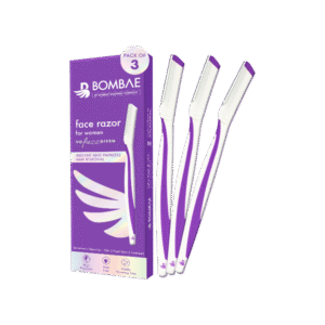 Bombae Reuseable Face Razor For Women - 3 pieces