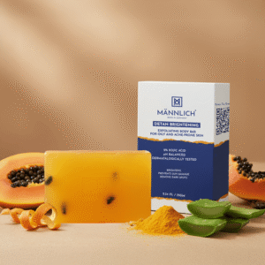 Mannlich 2% Kojic Acid Detan Bathing Bar - 75 g