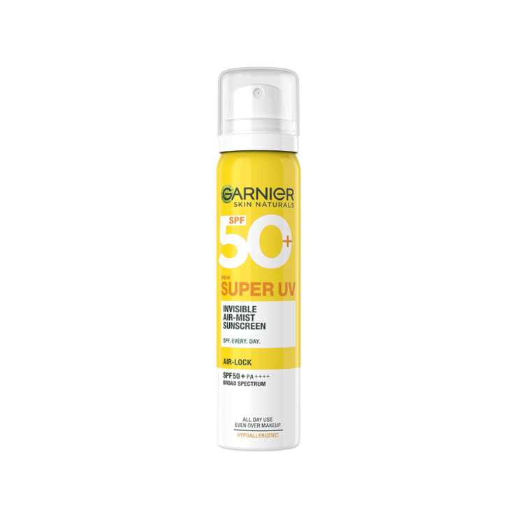 Garnier Super UV Invisible Air Mist Sunscreen Spray (SPF 50 PA++++) - 75 ml