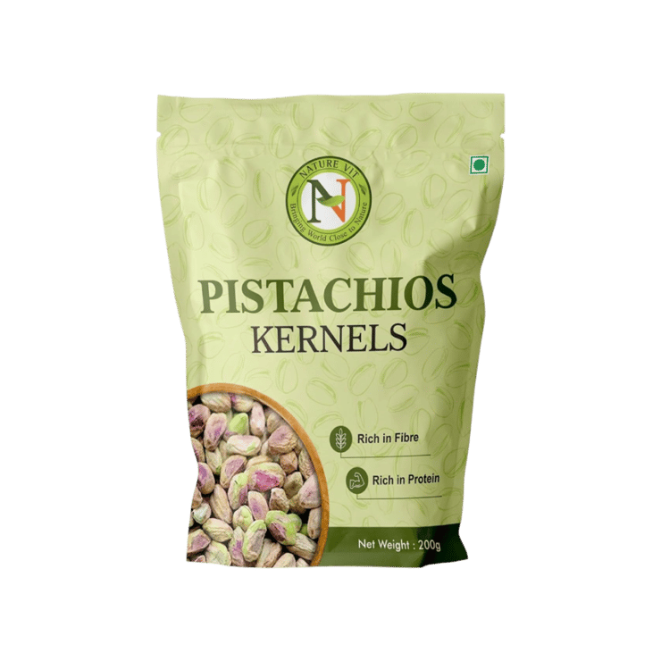 Nature Vit Pistachios Kernels (Unsalted & Plain) - 200 g