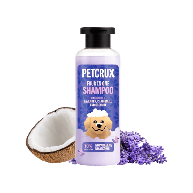 Petcrux 4 in 1 Lavender Pet Shampoo - 200 ml