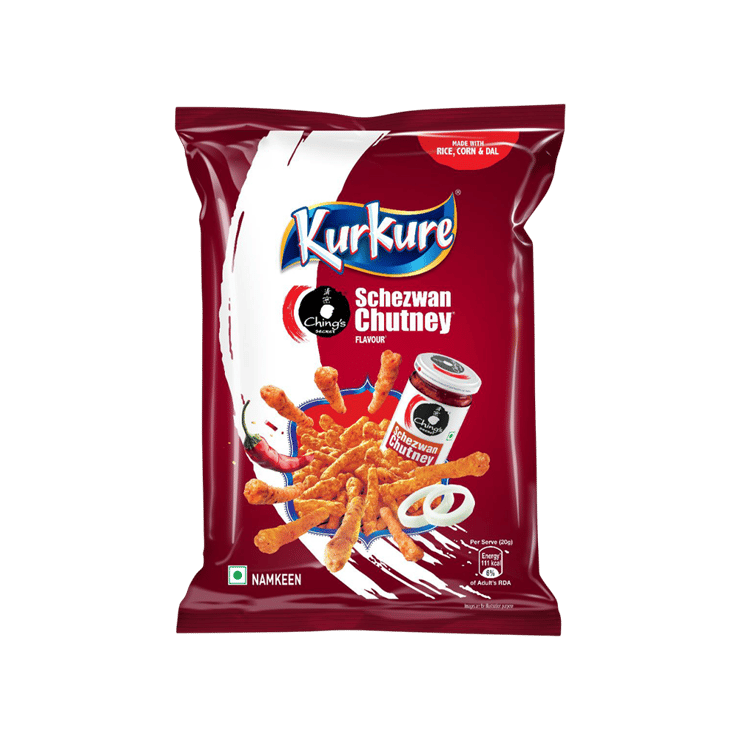 Kurkure Schezwan Chutney Crisps - 68 g