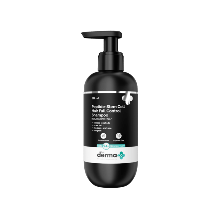 The Derma Co Peptide-Stem Cell Hair Fall Control Shampoo - 200 ml