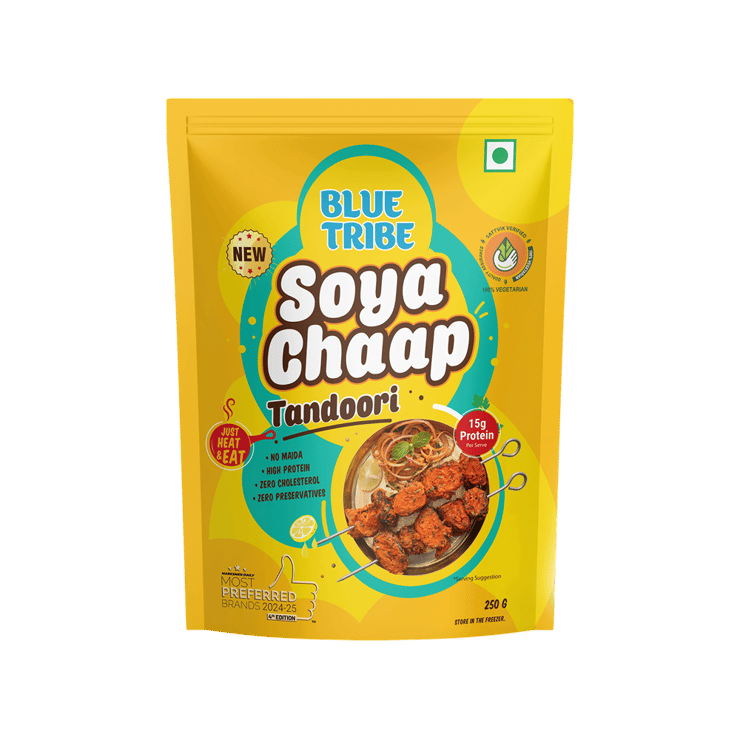 Blue Tribe Foods Tandoori Soya Chaap - 250 g