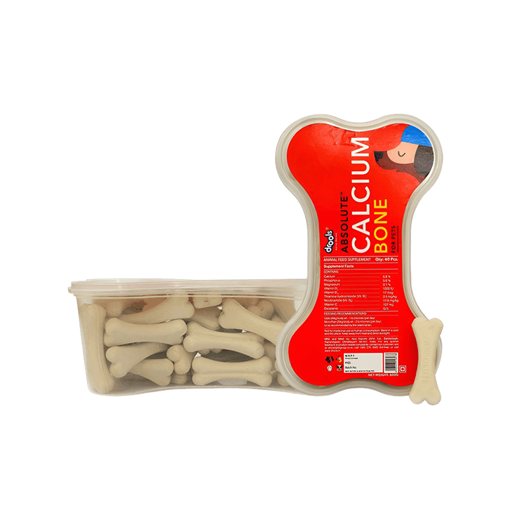 Drools Absolute Calcium Bone Dog Supplement - 40 Pcs - 600 g