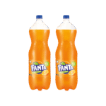 Fanta Orange Soft Drink (2.25 l) - Pack of 2