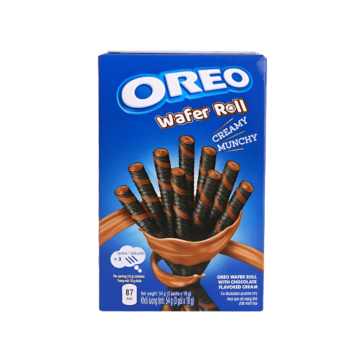 Oreo Chocolate Wafer Roll (Creamy & Munchy) - 54 g