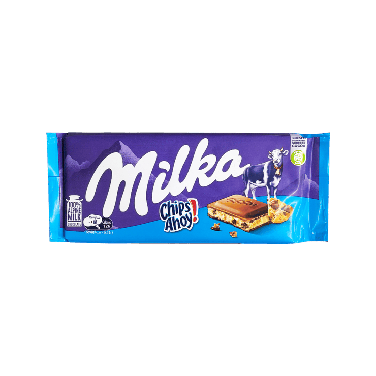Milka Chips Ahoy Chocolate Bar - 100 g